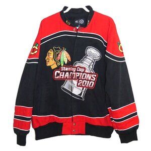 G-lll by Carl Banks CHICAGO BLACKHAWKS NHL Stanley Cup 2010 jacket men's size XL